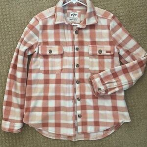 soft flannel button-up